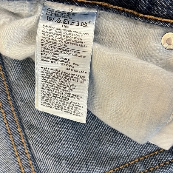 High rise “slouchy” straight leg jeans - Picture 5 of 6